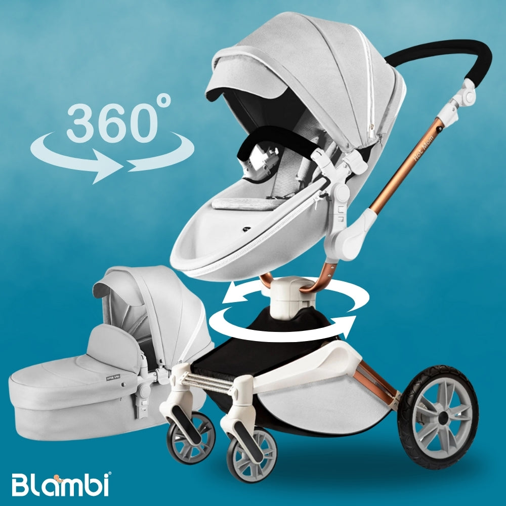 Ultimative Flexibilität: Unser 360-Grad-drehbarer Kinderwagen revolutioniert Ihre Mobilität. Dank seiner einzigartigen Funktionalität können Sie sich problemlos durch enge Gassen bewegen und Ihre Spaziergänge mit Ihrem kleinen Entdecker in vollen Zügen genießen. Entdecken Sie eine neue Welt der Leichtigkeit und Bequemlichkeit für Eltern und Kind.