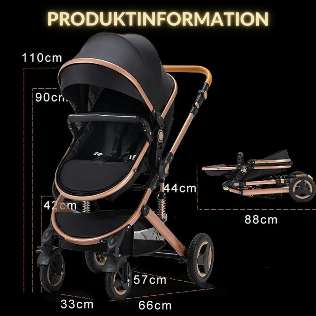 Blambi® Kombi-Kinderwagen 3in1 "Nova"