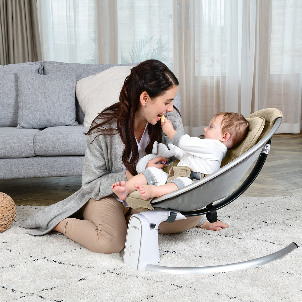 Blambi® Elektrische Babywippe mit Bluetooth