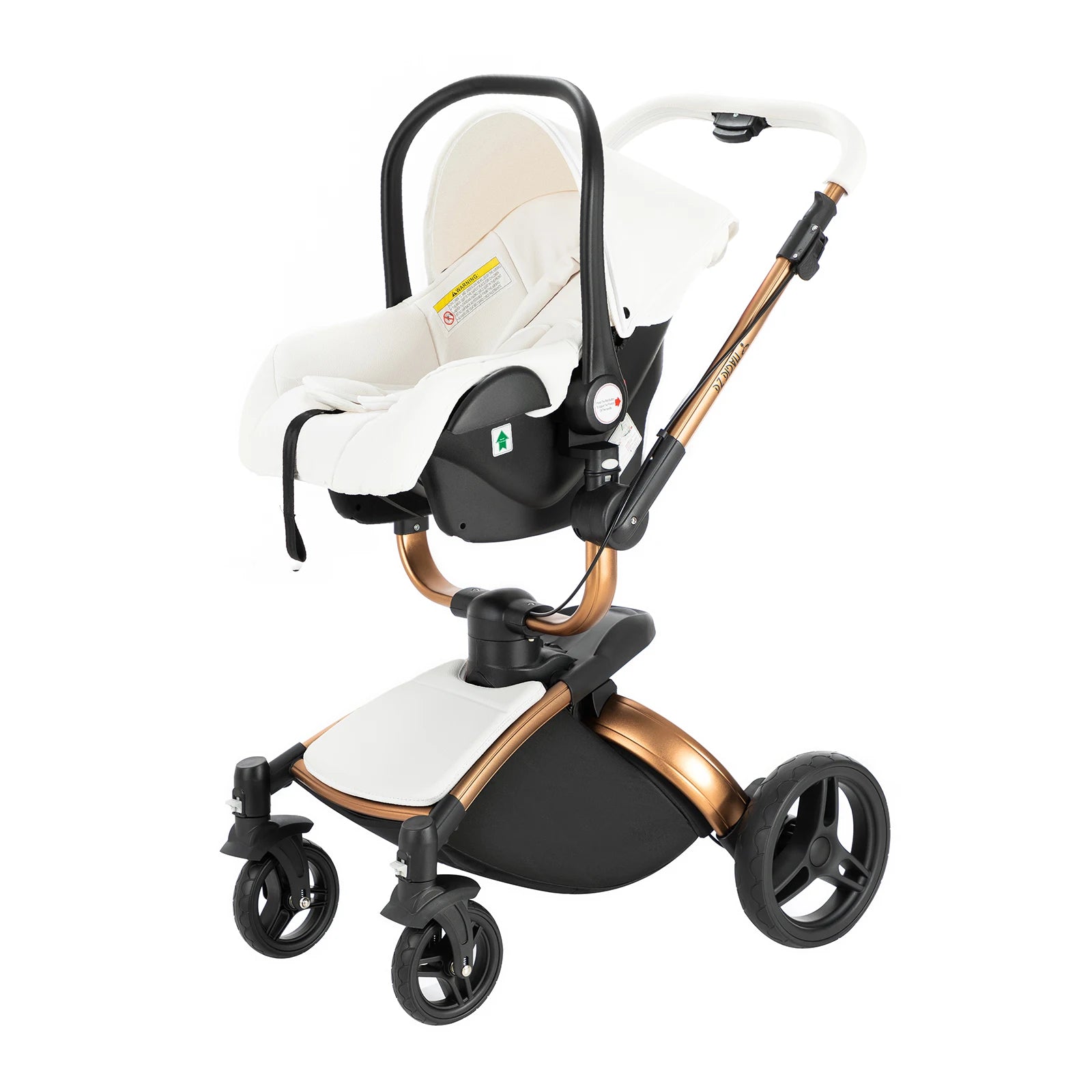 Blambi® Kombi Kinderwagen Premium 3in1 "Swivel 360°"