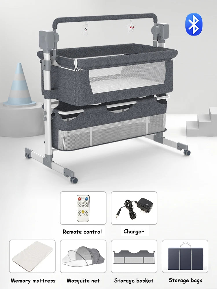 Blambi® Babybett Elektrisch "Nova Comfort"