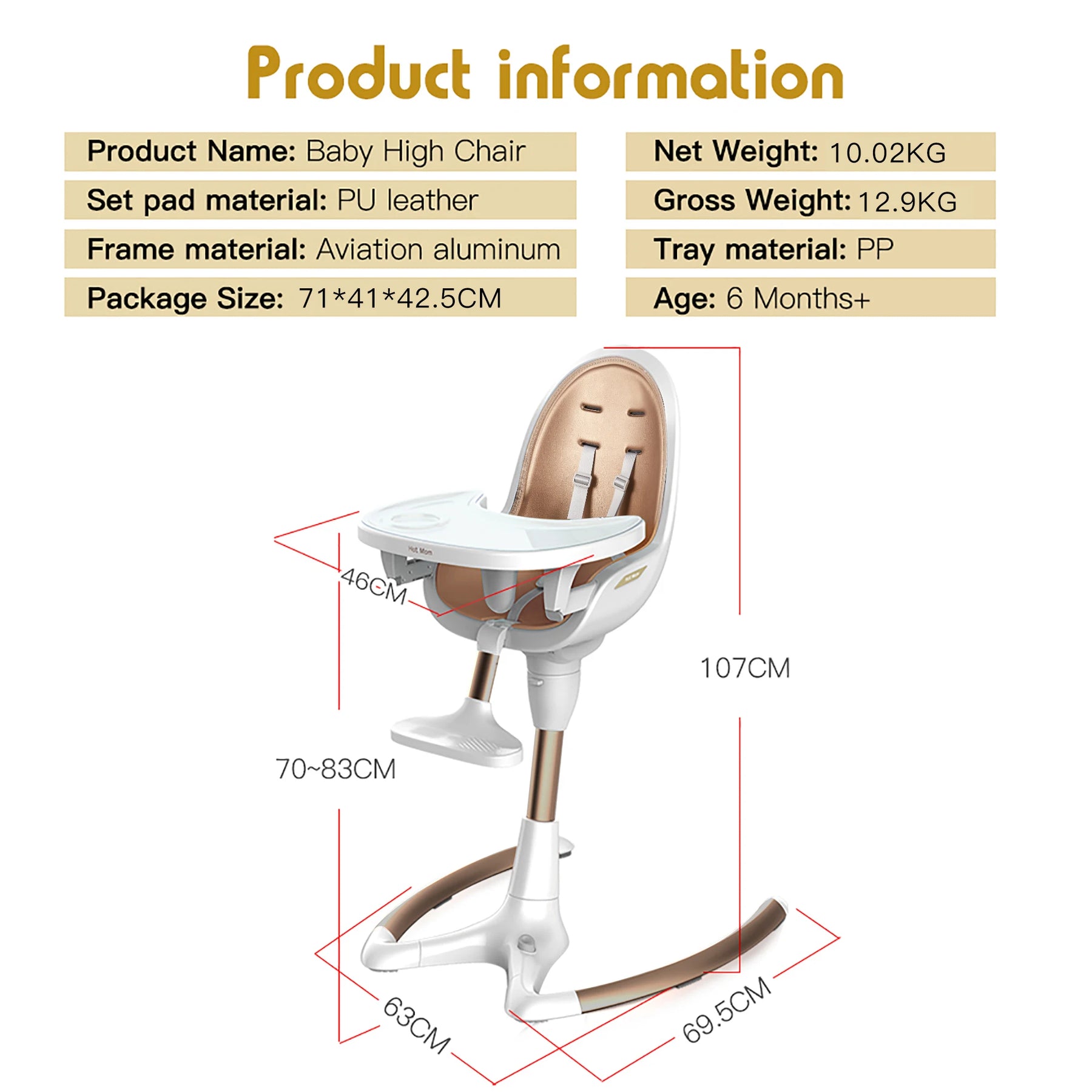 Blambi® Hochstuhl Premium