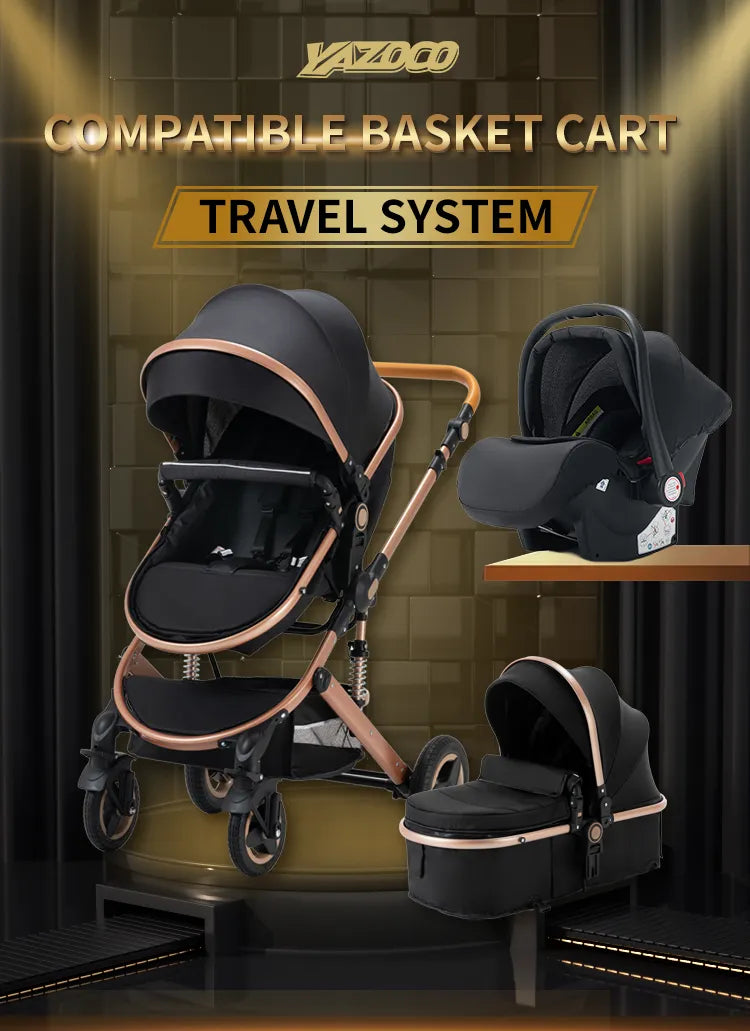 Blambi® Kombi-Kinderwagen 3in1 "Nova"