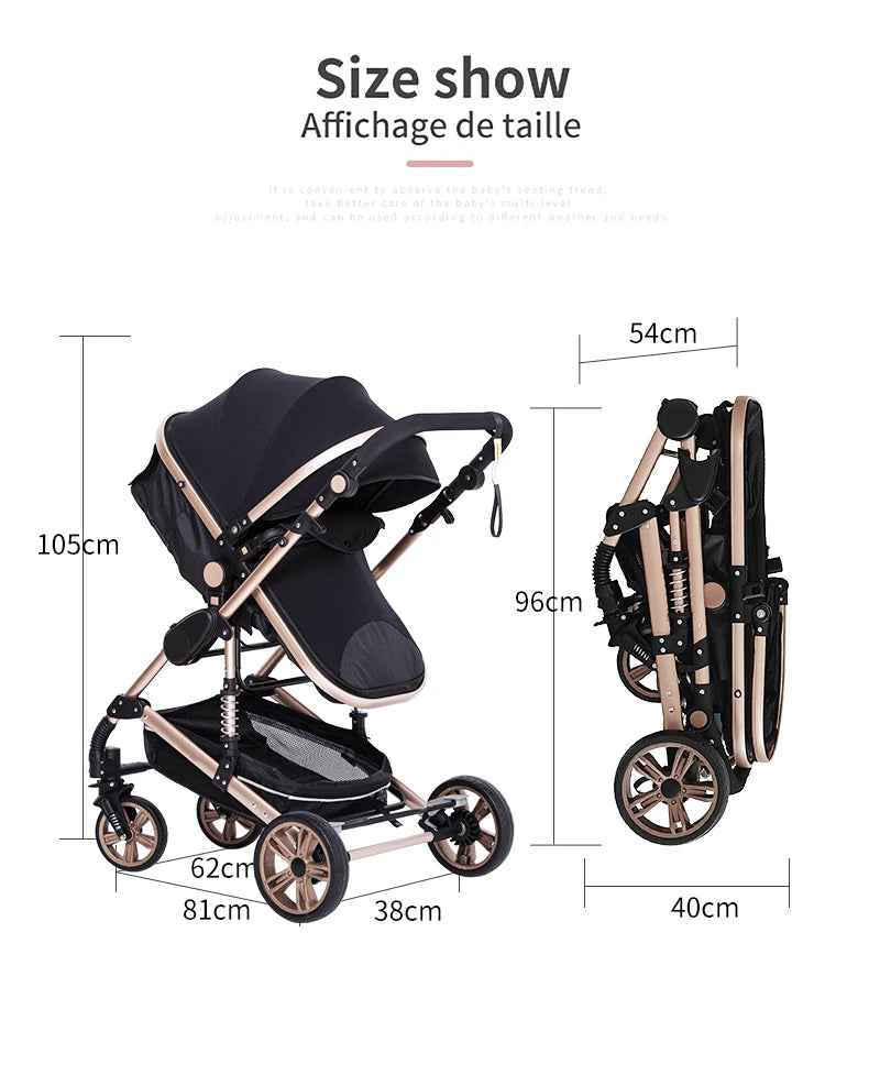 Blambi® 3in1 Kombi-Kinderwagen "Stellar"
