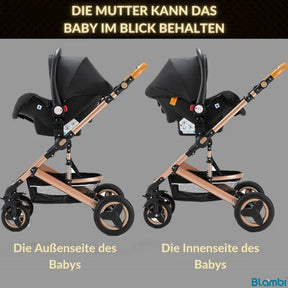 Blambi® Kombi-Kinderwagen 3in1 "Nova"