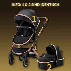 Blambi® Kombi-Kinderwagen 3in1 "Nova"