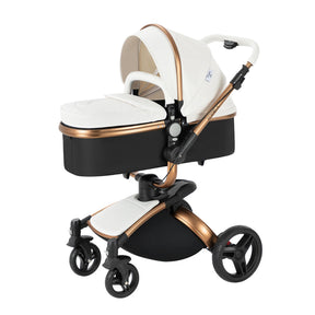 Blambi® Kombi Kinderwagen Premium 3in1 "Swivel 360°"