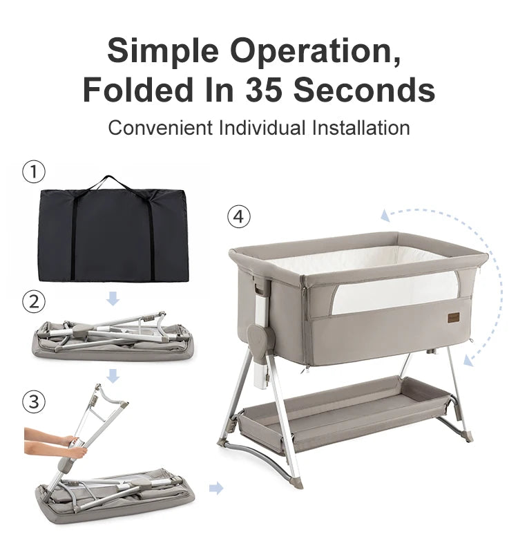 Blambi® Babybett Elektrisch "X3"