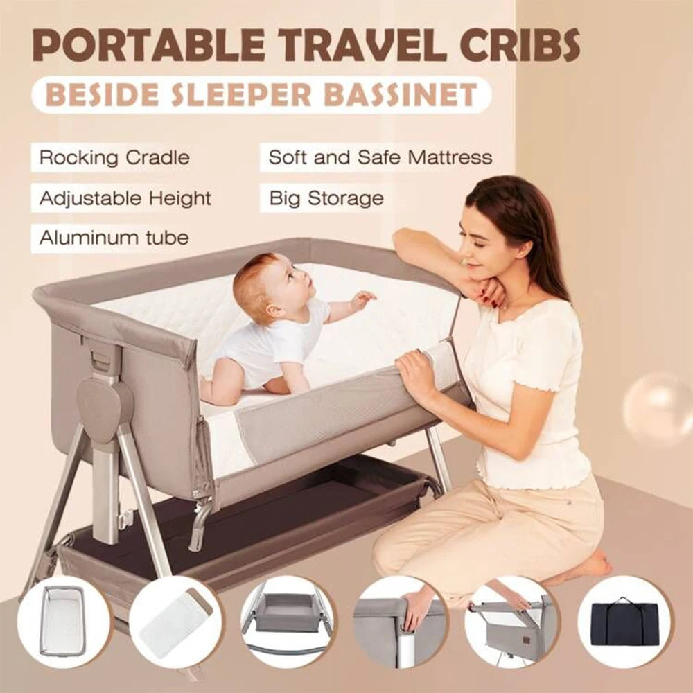Blambi® Babybett Elektrisch "X3"