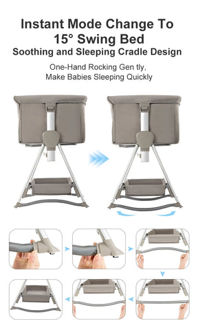 Blambi® Babybett Elektrisch "X3"