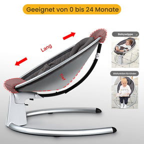 Blambi® Elektrische Babywippe mit Bluetooth