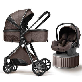 Blambi® Luxus Kombi-Kinderwagen Premium 3in1 "Sirius Pro 2"